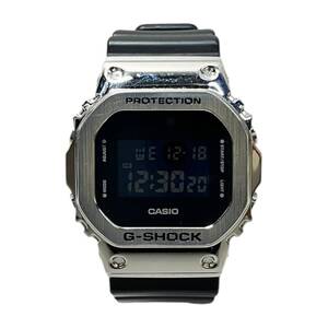 CASIO (カシオ) G-SHOCK Gショック メタルカバード デジタル腕時計 クォーツ GM-5600 ブラック シルバー メンズ/006