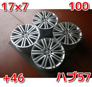 Volkswagen フォルクスワーゲン純正♪17×7J・PCD100・5H・+46・ハブ57♪店頭受け取り歓迎♪ホイールのみ4本販売♪R506W21