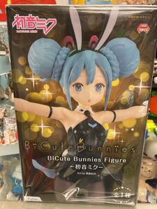 未開封☆初音ミク　BiCute Bunnies フィギュア☆バニーガール、黒うさぎ