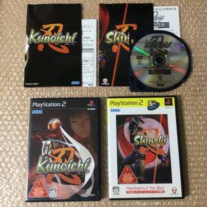 PS2 SEGA 忍 Shinobi ＋ 忍 Kunoichi くのいち 【2本】スペシャルDVD スーパープレイ集 送料310