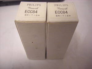 C:ECC84/PHILIPS MINIWATT 白箱入り 2本セット