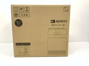 1086932C★ 【未開封】NORIZ ノーリツ ガスファンヒーター GFH-4007S-W5 プロパンガス用 木造10畳 コンクリート14畳