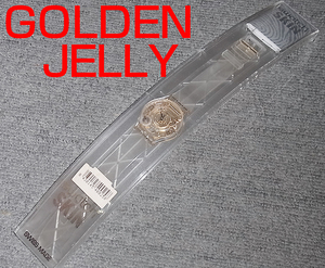 送料込み 新品 スウォッチ SKIN スケルトン GOLDEN JELLY SFK101 ゴールデン ジェリー 金 スキン 未使用 スペシャル