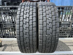 TBLT223 中古 265/60R22.5 143/140 YOKOHAMA 710R ヨコハマ 夏タイヤ MIX ミックス トラック 大型 低床 2022年製 2本セット