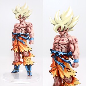 二次元彩色 リペイント 超サイヤ人 孫悟空 DG ドラゴンボール改 01 フィギュア DRAGONBALL figure 2D 2次元