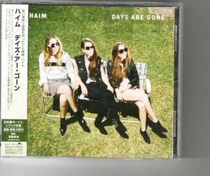 国内盤アルバム！HAIM「DAYS ARE GONE」ハイム