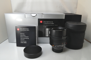 ★★極上品 Leica Noctilux-M 50mm F/F0.95 E60 ASPH 11602 Lens In Black w/Box♪♪#6079