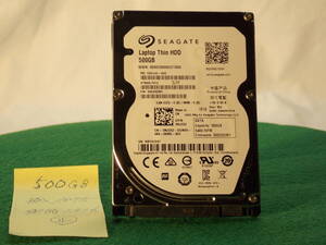 SEAGATE HDD 2.5吋　500GB 7MM 使用時間少