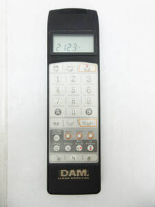 Kn151【リモコン】DAM DAM-RM64AL★ダム 純正 カラオケリモコン★動作品★