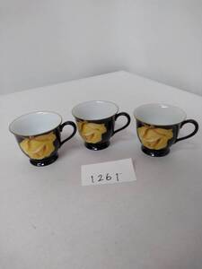 1261A4&3 Noritake デミタスカップ ★ 3つセット 食器