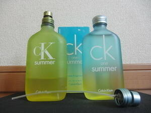 カルバンクライン ck one summer ck1サマー 香水 100ml 未使用 ２個 セット CalvinKlein アメリカ製 シーケーワン