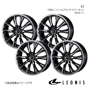 LEONIS/RT ギャランフォルティス スポーツバック CX4A アルミホイール4本セット【19×7.5J 5-114.3 INSET48 PBMC】0041194×4