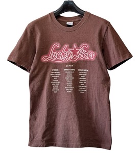 TMT LUCKY STAR Tシャツ ブラウン S BIG HOLIDAY YOURS 茶