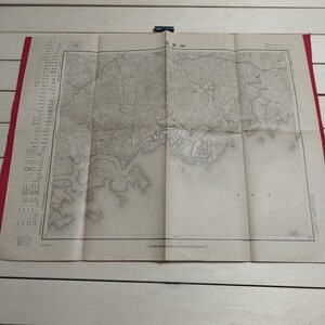 加里屋 明治40年発行 明治36年測図 戦前古地図 1/5万 兵庫県赤穂市加里屋 大日本帝国陸地測量部 国土地理院 古書和書Q5