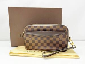 使用感なし　美品　Louis Vuitton　ルイヴィトン　ダミエ　ポシェット　サンポール　リストレット　セカンドバッグ　N41219