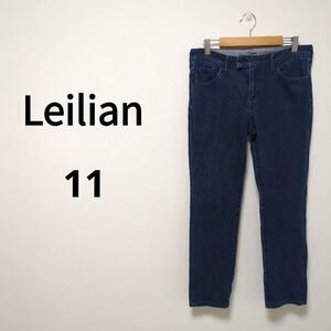 【Leilian】レリアン(11)デニムスキニーパンツ＊ストレッチ＊ジーパン＊青