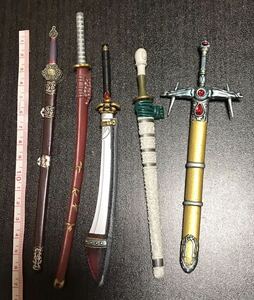 武具 刀剣 ミニチュア　5種セット　中古