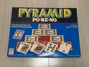 新品未開封 激レア ビンテージ PYRAMID POKENO レアデック 2個付き 付属品完備 オールドデック カードゲーム コレクター品 入手困難