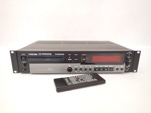 【録音・再生可/完動品】 TASCAM タスカム 業務用CDレコーダー CD-RW900SL リモコン付き □ 70C5D-5