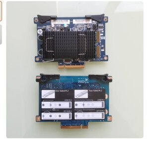 新品 HP Z Turbo Drive PCIe Z4 Z6 Z8 G4 用 SPS-SSD Multipltfrm PCIe-Dual M.2 844779-001 864764-001