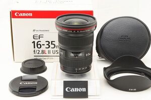 ☆極上美品☆ Canon キャノン EF 16-35mm F2.8 L Ⅱ USM 元箱 付属品 ♯24092202