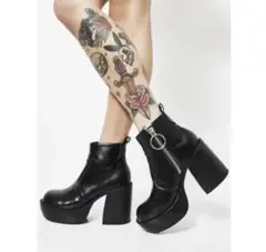 NEW COVEN PLATFORM BOOTS