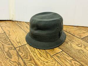 A2802 ボルサリーノ BORSALINO◆バケット ハット/帽子 55㎝ グレー系 日本製