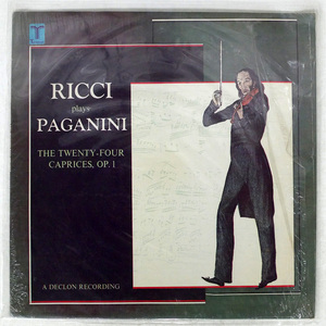 US盤 パガニーニ/RICCI PLAYS PAGANINI: THE TWENTY-FOUR CAPRICES, OP. 1/TURNABOUT TVS34528 LP