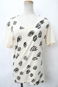 【USED】Vivienne Westwood / レオパードスクリブルTシャツ ヴィヴィアンウエストウッド ビビアン オフ 【中古】 Y-24-05-01-039-to-AS-ZY