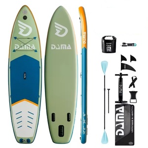 DAMA SUP インフレータブルスタンドアップパドルボード 11フィート カラー:ピスタチオ SUP 11