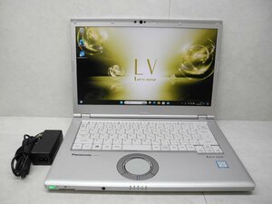 ☆1円☆第8世代☆CF-LV7RDCVS☆Core i5 1.70GHz/8GB/SSD256GB/累積11500☆高解像度1920×1080☆無線/カメラ/Office/Win11 DtoD領域☆