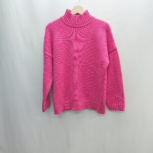 ◇ MOUSSY マウジー 長袖 ニット サイズF ピンク レディース E