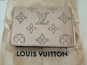 未使用　LOUIS VUITTON 二つ折り財布　マヒナ　ポルトフォイユ・クレア　コキーユ　ルイヴィトン M80945 RFID