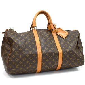 1円 ◆定価17万 美品 LOUIS VUITTON ルイヴィトン トラベル ボストン キーポル50 M41426 モノグラム ブラウン◆E.Css.hP-02