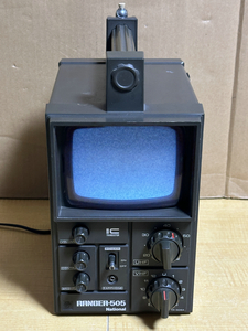 通電ok　ナショナル　白黒テレビ　RANGER-505　TR-505A　モノクロテレビ　昭和レトロ　当時物　ポータブル