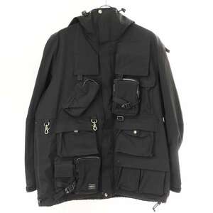 JUNYA WATANABE COMME des GARCONS MAN×PORTER ジュンヤワタナベ 2005SS GORE-TEX マルチポケットマウンテンパーカー WO-J003 ブラック