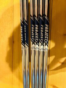 中古品 TRUE TEMPER PROJECT X 6.0 IRON FLEX 6.0 ■ 5I-PW用■ トゥルーテンパー アイアン 6本セット プロジェクトX シャフト