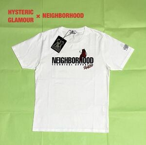 【希少】HYSTERIC GLAMOUR×NEIGHBORHOOD　コラボTシャツ　ヒステリックグラマー　ネイバーフッド　ヒスデビル　タグ付き　美品　0253CT17