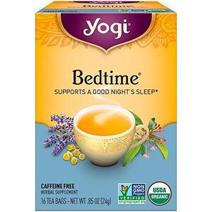 YOGI TEA ヨギティー Bed Time 有機ハーブティー16ティーバッグX 3パック並行輸入品