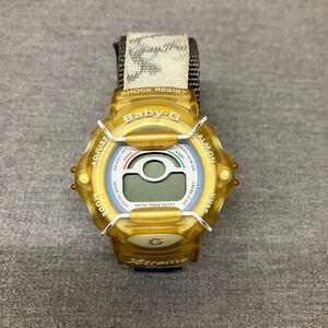 送料無料【Nひ2572】電池切れCASIO G-SHOCK Baby-G 1622-G イエロー 腕時計