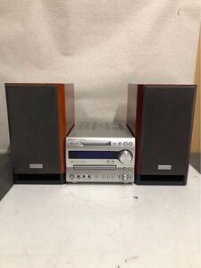 ONKYO/FR−N9TX/D-N9TX CD MDミニコンポ★CD/MD TUNER AMPLIFIER/チューナーアンプ/スピーカー/オンキョー リモコン付属