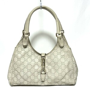 GUCCI グッチ ジャッキー バッグ レザー グッチシマ GG HB03593