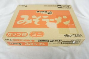 ★新品・送料無料・1円スタート★ サッポロ一番 みそラーメン ミニどんぶり 46g×12個 賞味期限：2024年9月4日