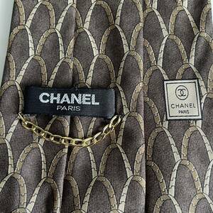 CHANEL(シャネル) 茶色アーチネクタイ