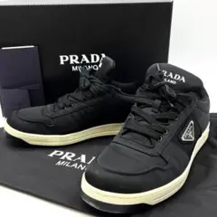 箱、保存袋付き☆PRADA　RE-NYLON　スニーカー　メンズ　27.5cm