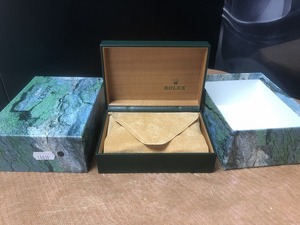 ロレックス サブマリーナ 16610 黒 シール付 純正 箱 ウィッチ ボックス Watch Box ケース 緑 グリーン 時計 付属品 ROLEX SUBMARINER