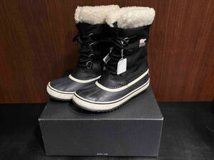 【タグ付き】 SOREL ソレル WINTER CARNIVAL 1308911011 NL1495-011 24.0cm ブラック スノーブーツ アウトドア