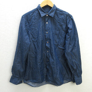 z■ユナイテッドアローズ/UNITED ARROWS GLR 長袖Tシャツ【M】紺/men