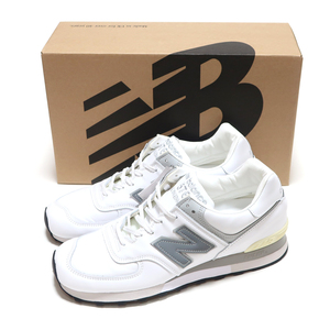 NEW BALANCE OU576WSI US6.5 24.5cm MADE IN UK WHITE/GRAY LEATHER ( ニューバランス M991 ホワイト/グレー オールレザー UK製 )