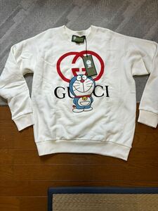 スウェット トレーナー GUCCI ドラえもん　XS 白